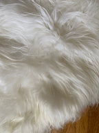 White Icelandic Sheepskin
