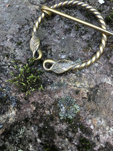 Simple Leaf Viking Penannular Brooch