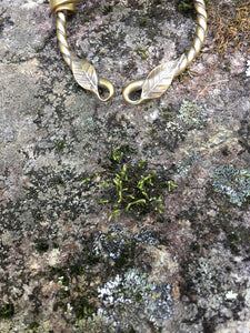 Simple Leaf Viking Penannular Brooch