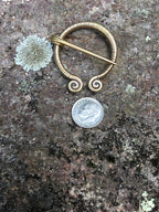 Viking Penannular Shawl Pin