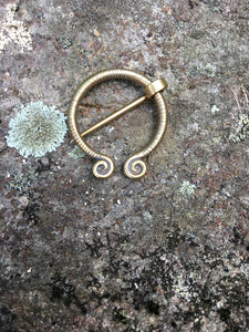 Viking Penannular Shawl Pin