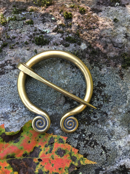 Spiral Penannular Brooch