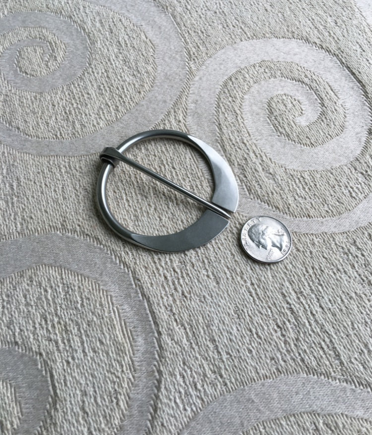 Large Stainless Steel Shawl Pin