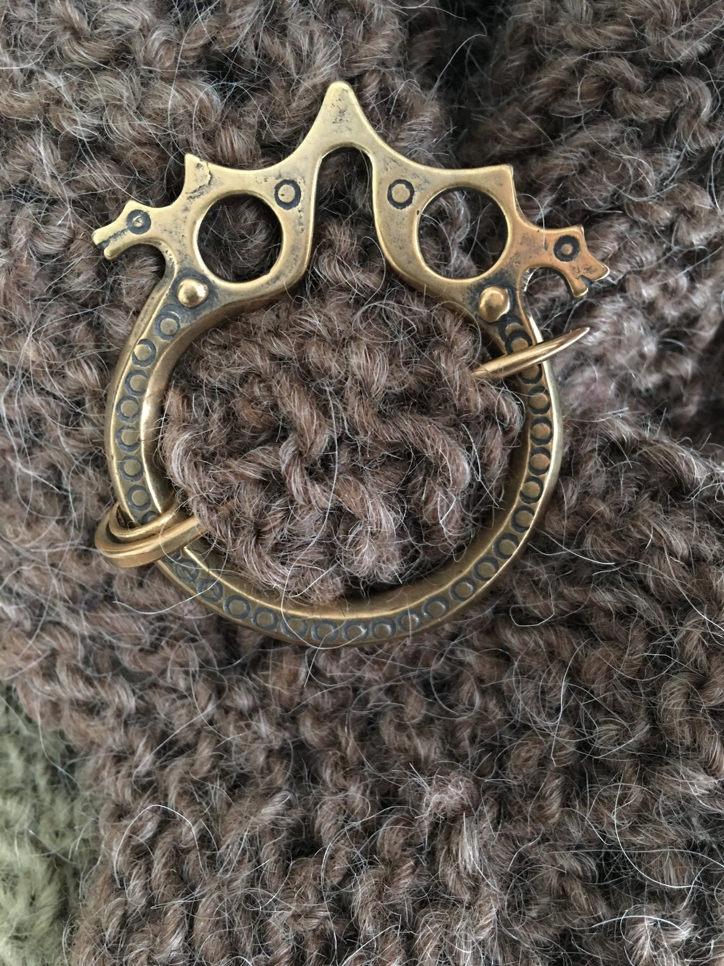 Dragonesque Shawl Pin