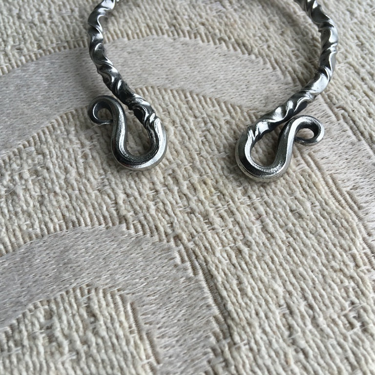 HandForged Penannular Brooch Shawl Pin Viking Clasp