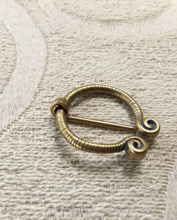 Viking Penannular Shawl Pin