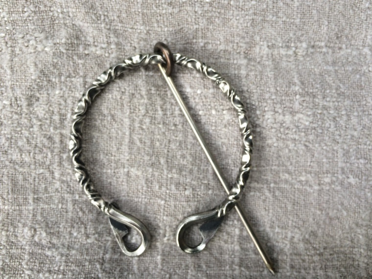 Urnes Viking Dragon Shawl Pin